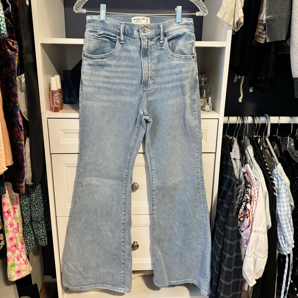A&F high waist flare jeans